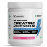 Wellcore - Pure Micronised Creatine Monohydrate (307g, 83 Servings) Fruit Fusion